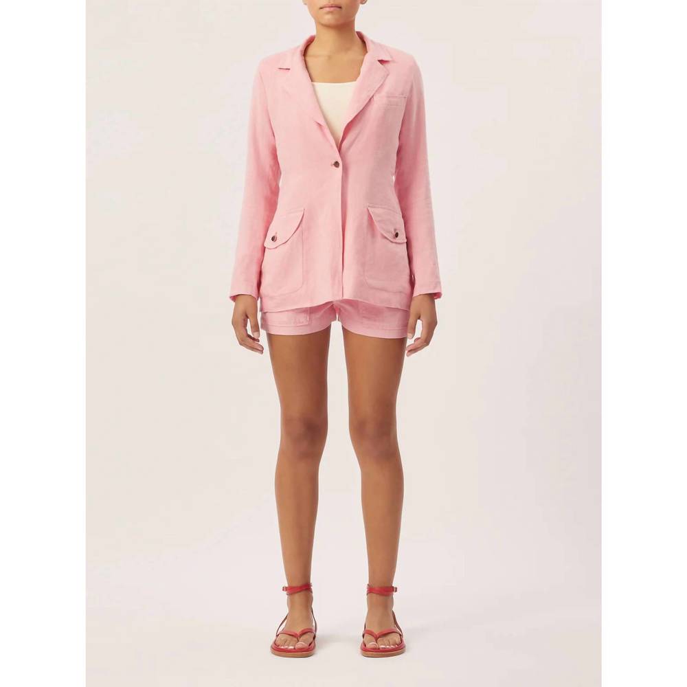 NEW DL1961 - WOMEN'S dl1961 linen blazer in flamingo
